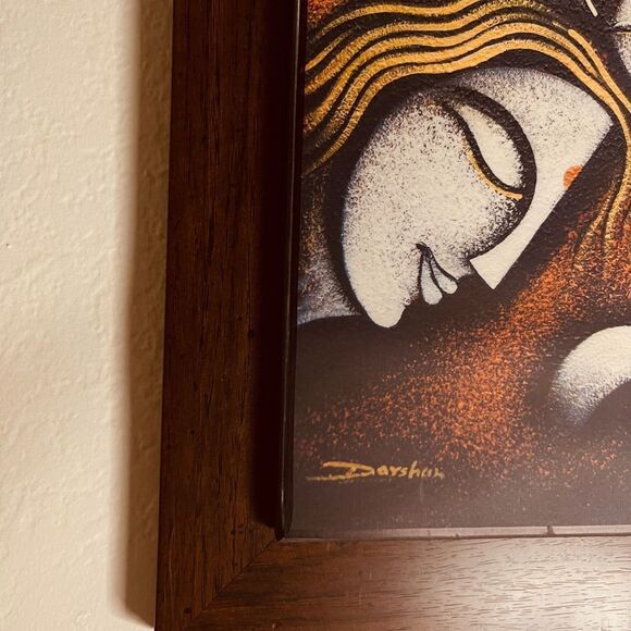 NEW! Om Arts Modern Art Radha Krishna Indian Art Paintings Reprint Oil Painting - Picture 6 of 7